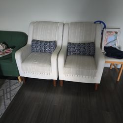 2 Large Arm Chairs