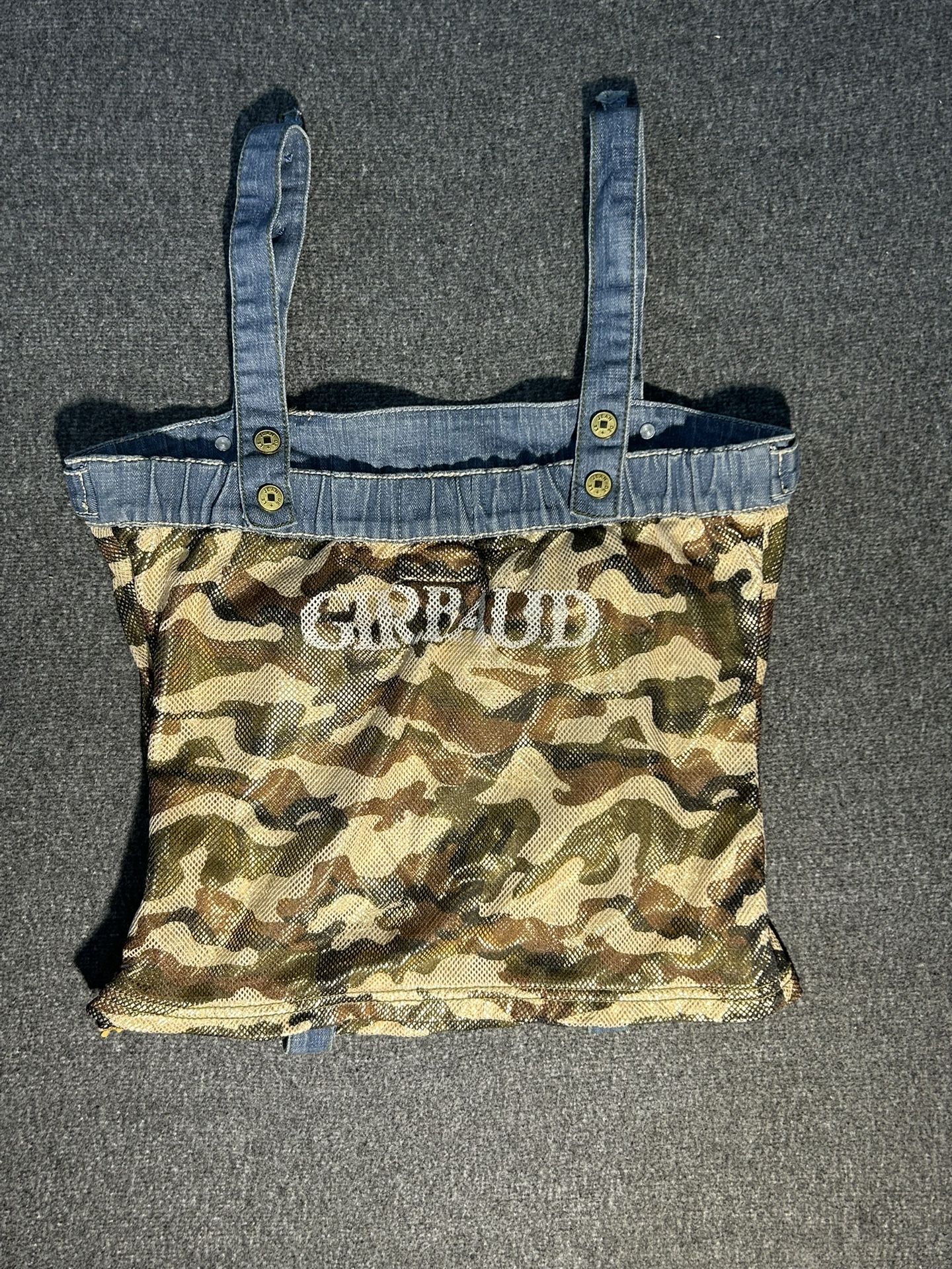 Y2K Vintage Girbaud Corset Camo Jean Woman’s Medium