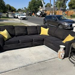 Black Sofa Set