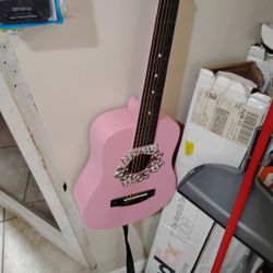 Pink  Guitar Firt Act Dicovery