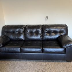 Leather Sofa Bed