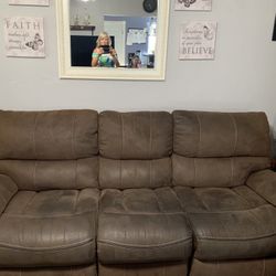 Couches, And Recliner For Sale.