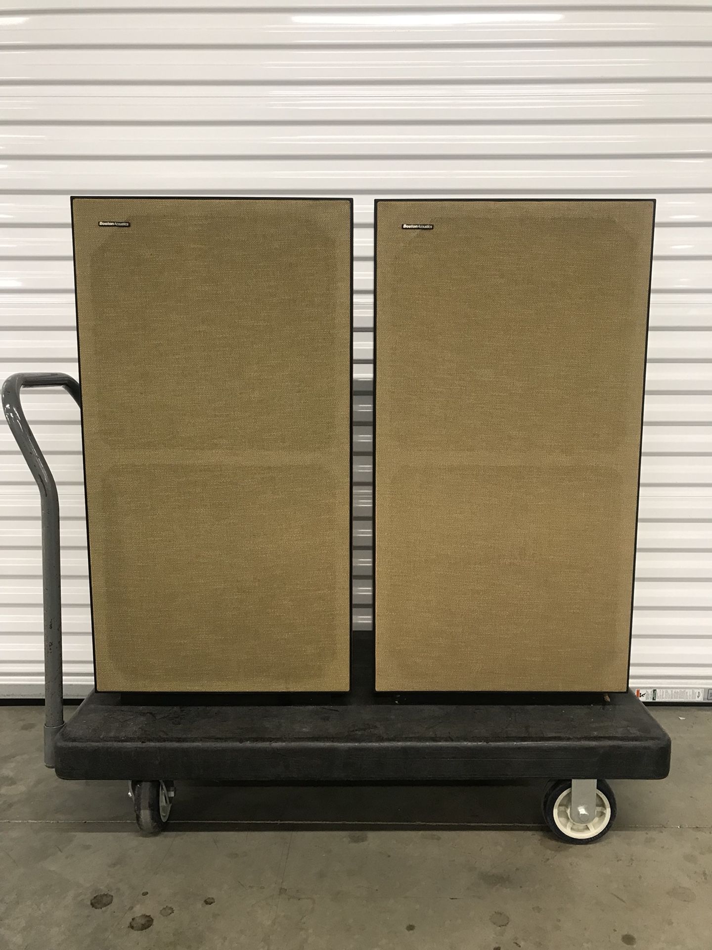 Vintage Boston Acoustics A400 Stereo Speakers in Oak - Awesome!!