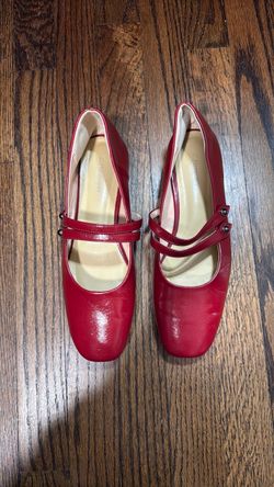 C.P. Paraciano Red Patent Mary Jane Flats – EU 40 / US 9-9.5