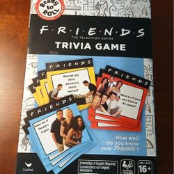 Friends Trivia Card Game. Cardinal Ready To Roll. TV Series Questions. New.