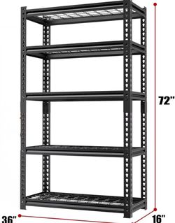 Brand NEW 5-Tier Metal Shelving Unit 🔥🔥🔥