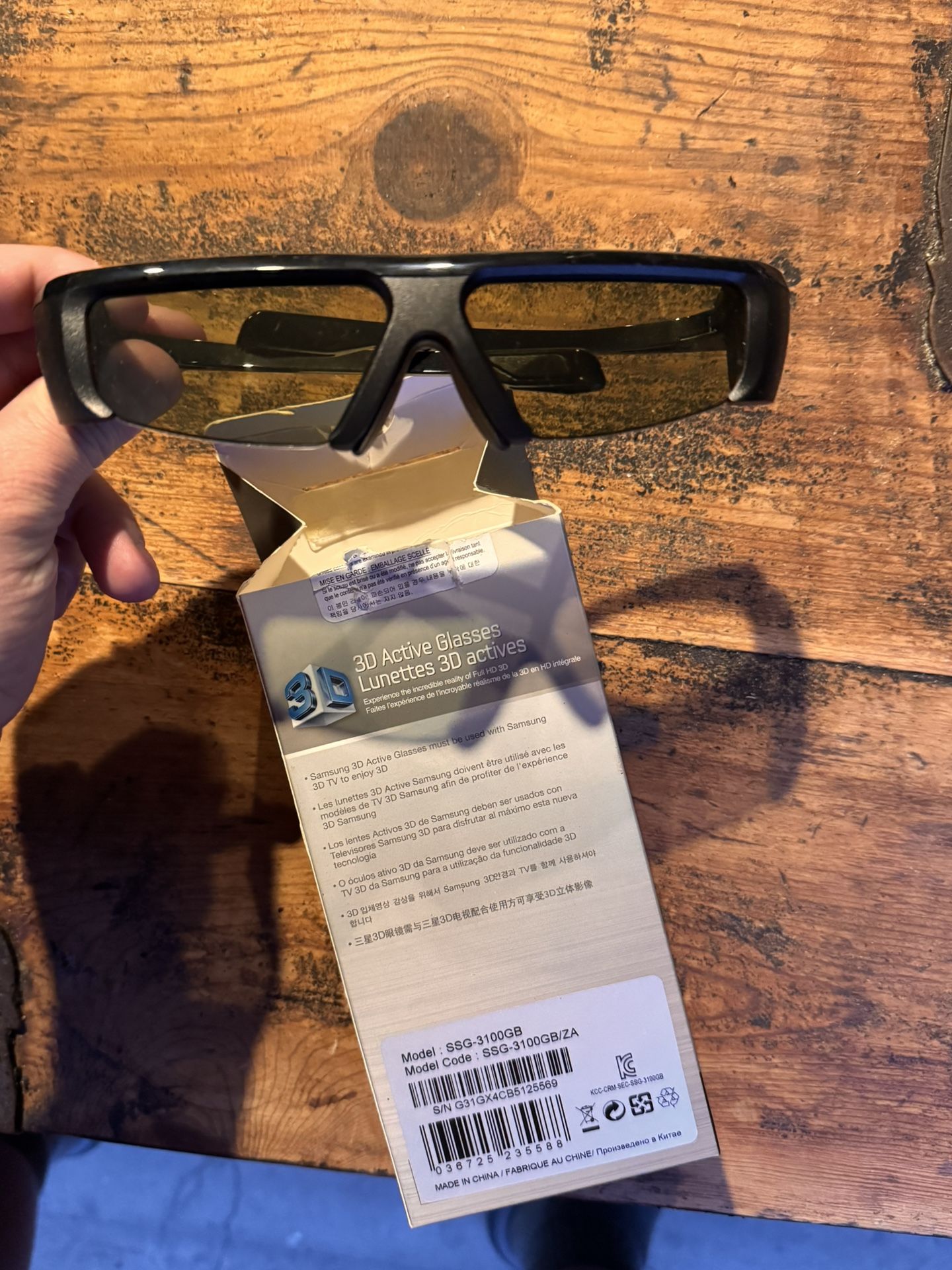 Samsung 3D glasses: SSG 3100GB