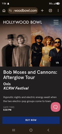 Cannons Afterglow Tour Tickets