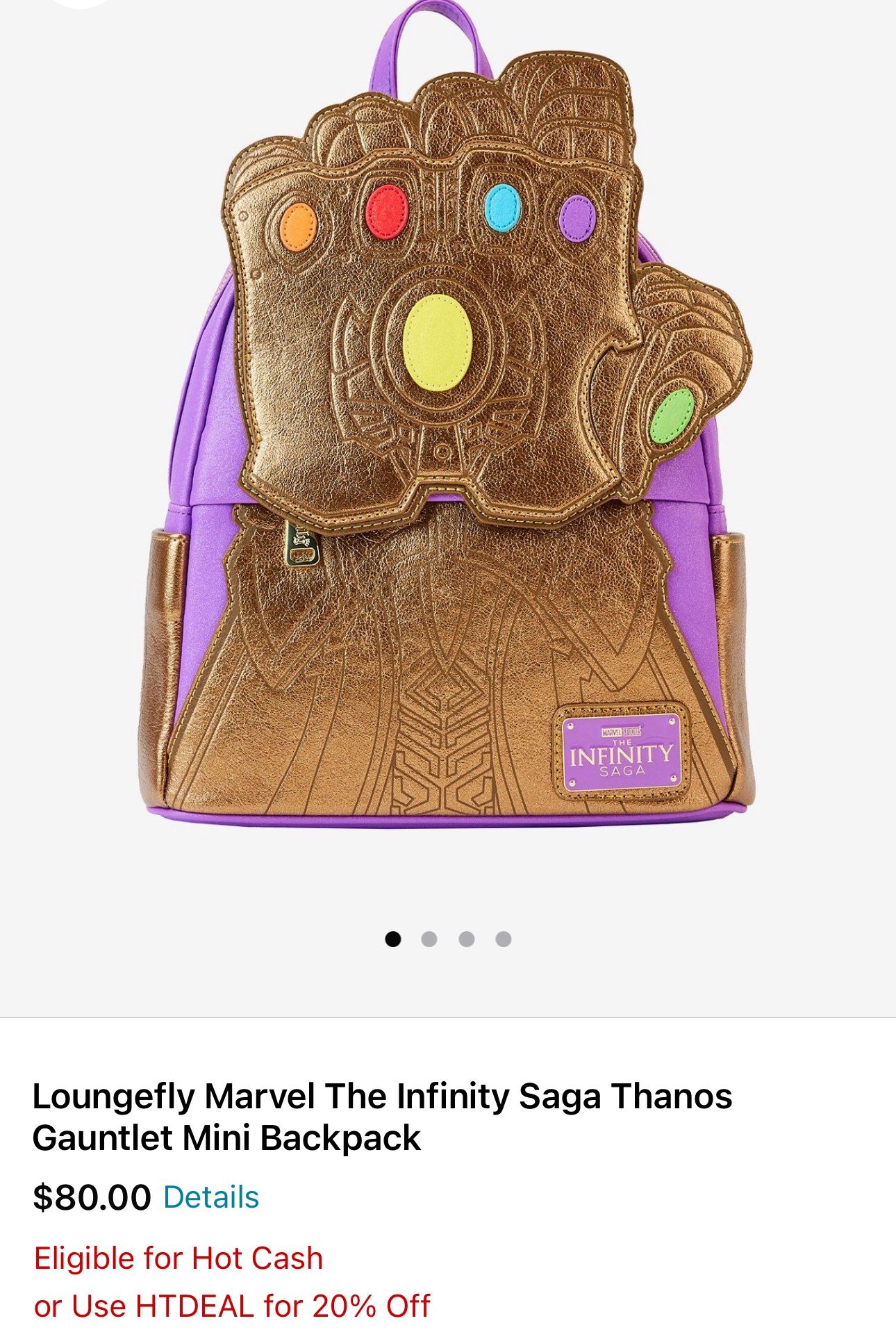Thanos Gauntlet Infinity Gauntlet Loungefly Marvel Infinity Saga
