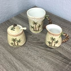 Cup, Milk And Sugar Set  