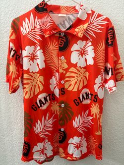 SF Giants Hawaiian Button-Up Shirt