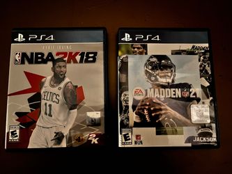 Madden 21 And NBA2k18
