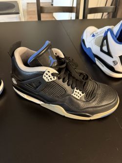 Air Jordan 4 Black Military Blue Size 11