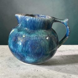 Vintage 1994 Christian Ridge Pottery "Cupper" Coffee Carafe / Pitcher
