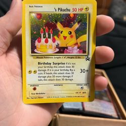 Pikachu Birthday Surprise Card 