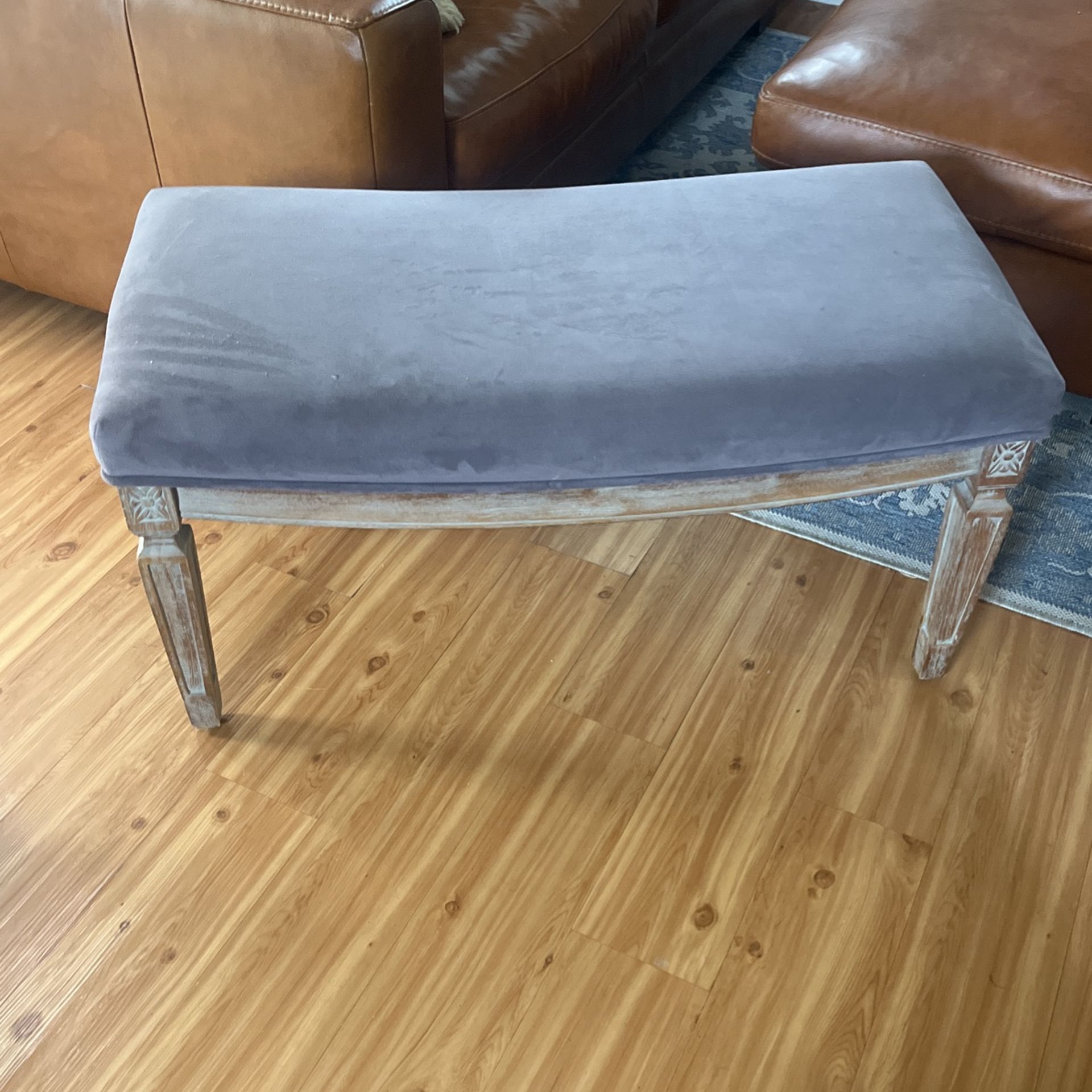 Restoration hardware Bench, Suede for Sale in Lincoln Acres, CA OfferUp