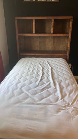 captains bed wood twin