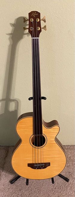 Rouge Fretless acoustic bass guitar