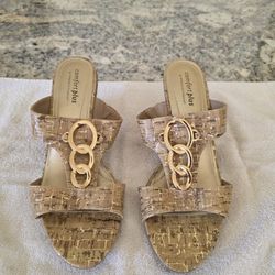 Gold Stylish Sandals
