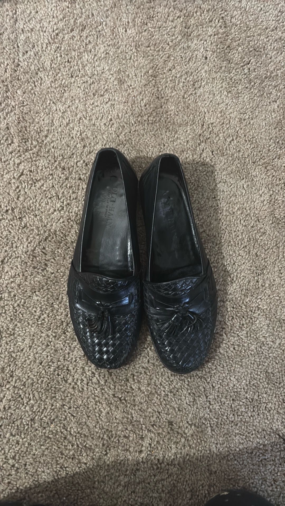 Cole Haan Pinch Woven Leather Tassel Loafers