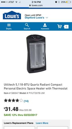 Utilitech Electric Heater