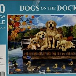 1000 Piece "Dogs On The Dock" Puzzle 