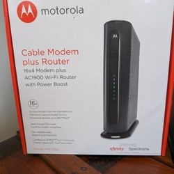 Motorola MG7550 Cable Modem With WiFi Router