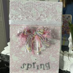 Home Decor … Adorable Decoupaged “ Spring “ Sign