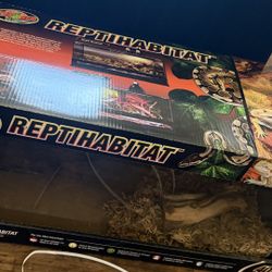 Free! Reptile Tank Terrarium With Heating Pad 