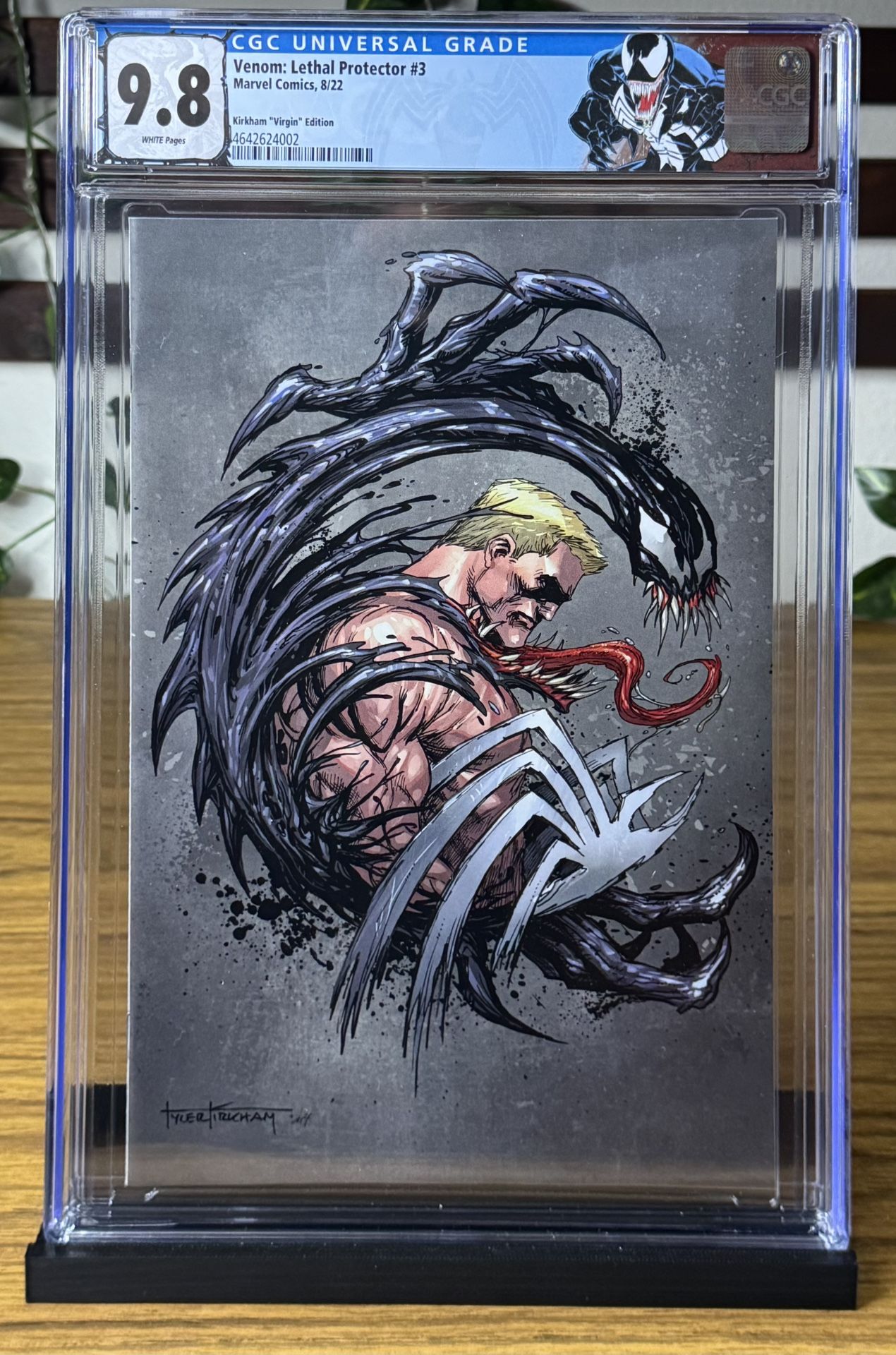 Venom Lethal Protector 3 CGC 9.8 Tyler Kirkham Virgin Variant 8/22