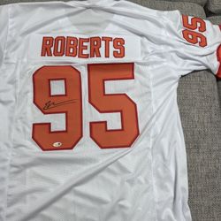 Elijah Roberts Signed Autograph Custom Jersey - JSA Coa - Tampa Bay Bucs