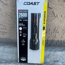 COAST PX19R Rechargeable LED Flashlight - 2600 Lumens,