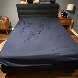 Upholstered Bed Frame (Queen)