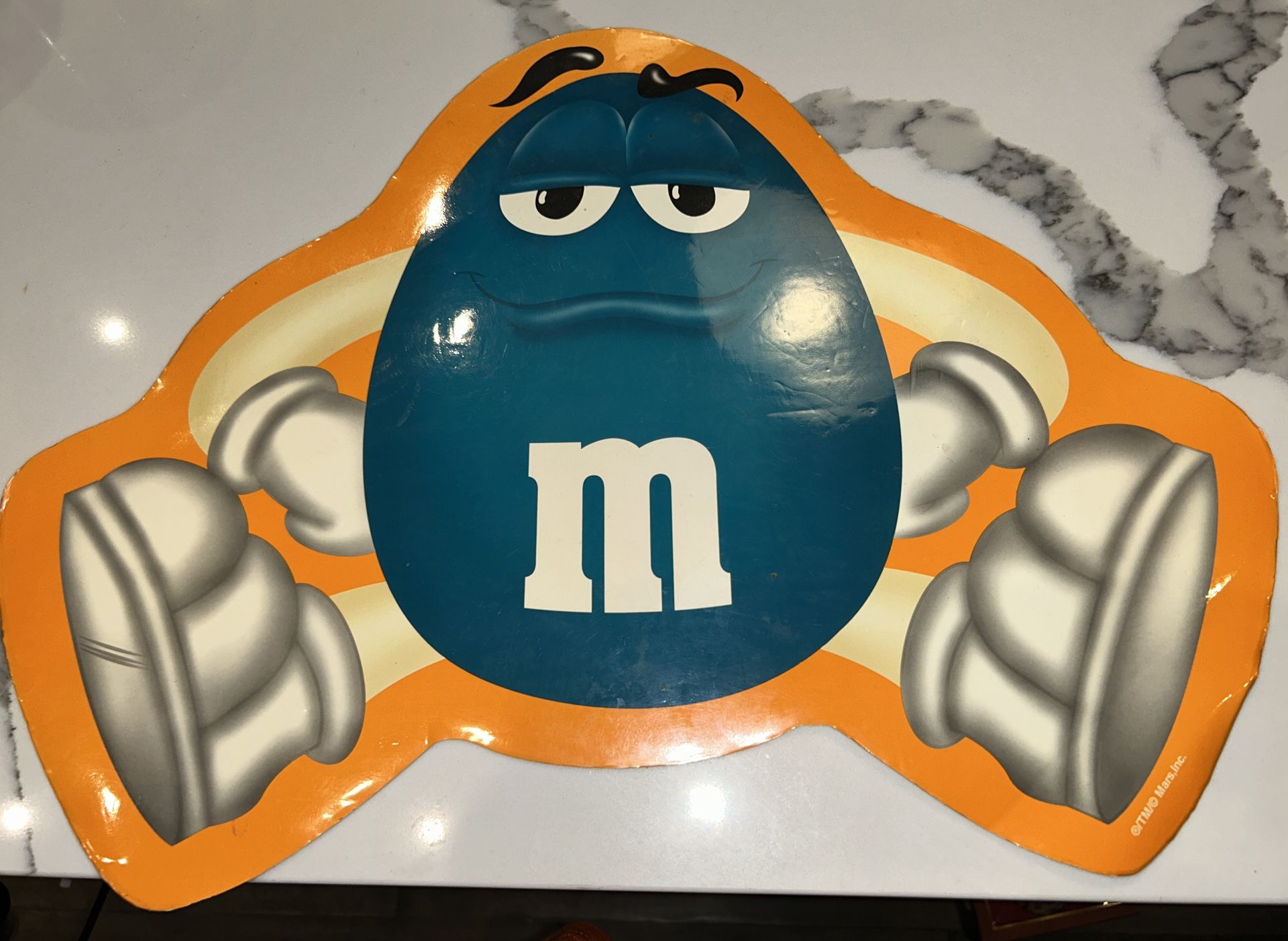 Blue M&M Placemat - Perfect For Collectors!