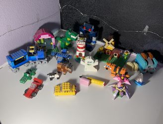 Assortment of LEGO Creator builds