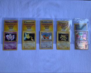 Pokemon The First Movie 4 Card Set 1999/Ancient Mew Pokemon New Movie Promo Rare