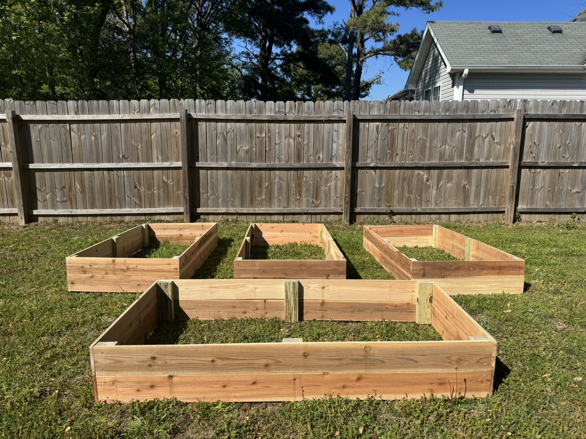 Cedar Raised Garden Bed Boxes