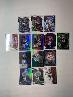Football card lot of 14