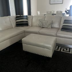 Sectional And Ottoman 