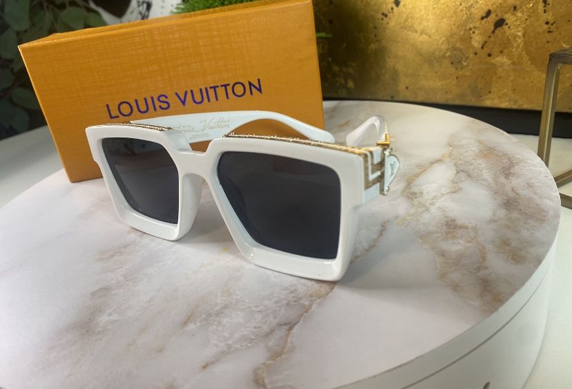 lv white sunglasses