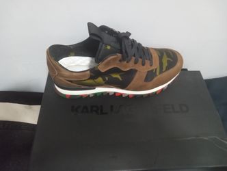 Selling My New With Box " Karl Lagerfeld " Camouflage Sneaker's For Men , Size 8 1/2 For $ 200 , 🔥👌 ....!