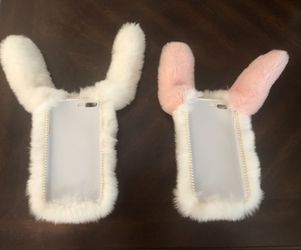 Furry Rabbit Phone Case for iPhone 7 Plus and 8 plus $10