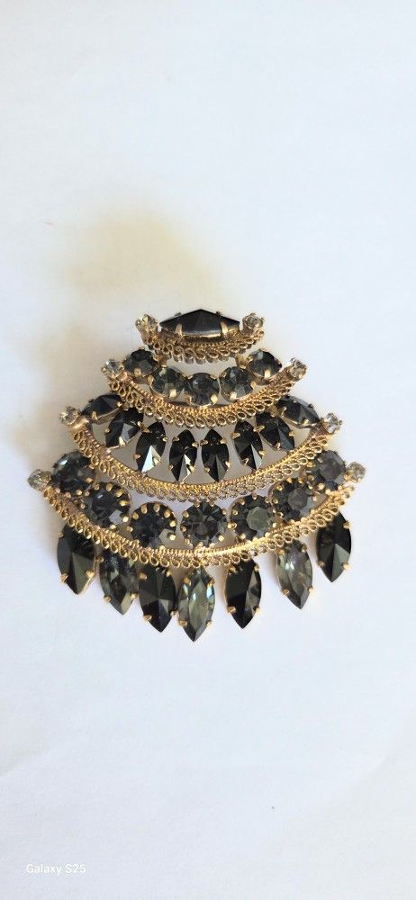 Vintage brooch, MADE IN AUSTRIA, 2.5