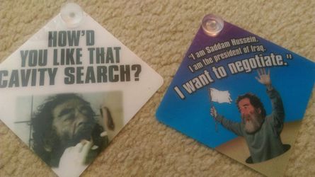 Odd, kitschy Saddam Hussein memorabilia