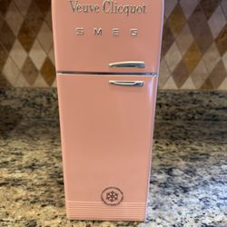 Brand New Veuve Cliquot Smeg Mini Fridge 