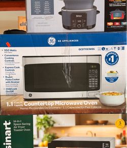 GE 1.1 cu. ft. Capacity Countertop Microwave Oven Brand New In Box