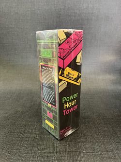 Power Hour Tower: Adult Party Block Stacking Game for 2-8 Players 21+