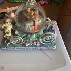 Disney Store Cinderella 50th Anniversary Snowglobe