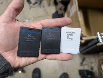 PS2 PS1 PlayStation 2 memory cards