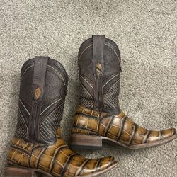 Rodeo Cartie Alligator Pattern Boots 8.5M